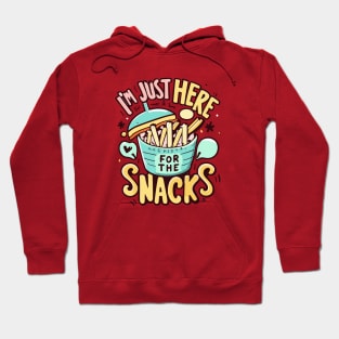 I'm Just Here For The Snacks American Football Match Winner Hoodie